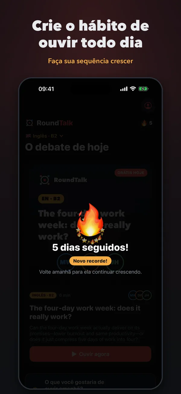 Sequência diária de escuta